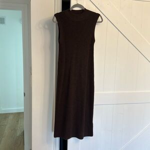Dark mocha sweater dress